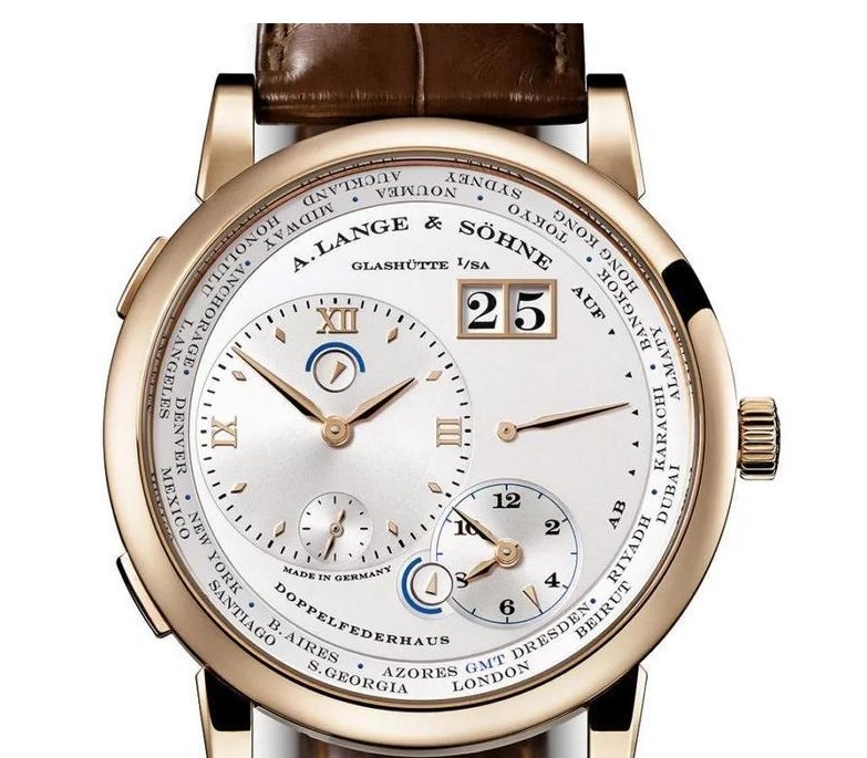 朗格最新推出Lange 1 Time Zone蜂蜜金腕表（圖）